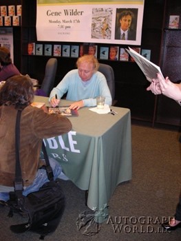 Gene Wilder autograph