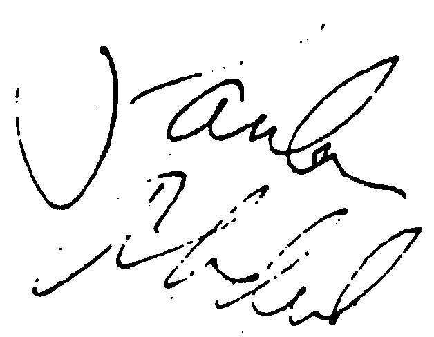 Paula Abdul autograph facsimile