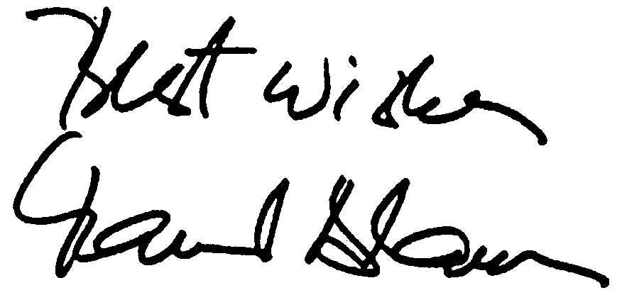 Maud Adams autograph facsimile