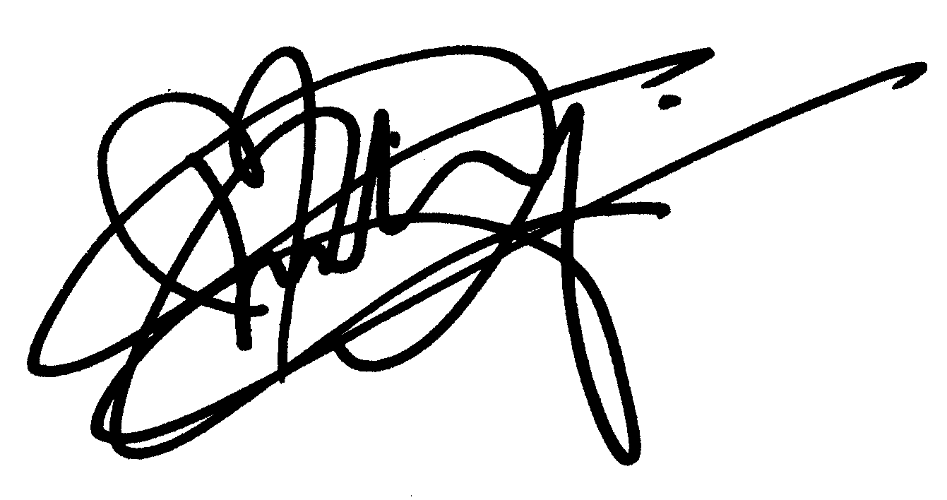 Christina Aguilera autograph facsimile
