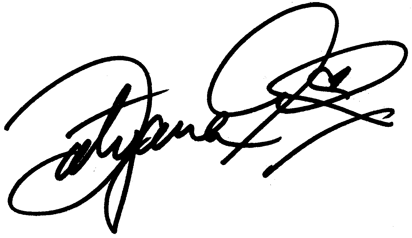 Tatyana Ali autograph facsimile