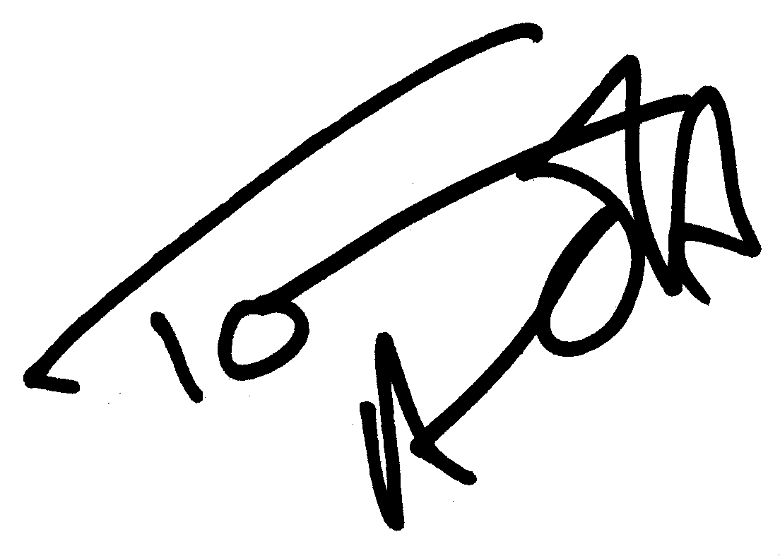 Tom Arnold autograph facsimile