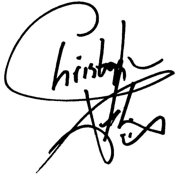 Christopher Atkins autograph facsimile