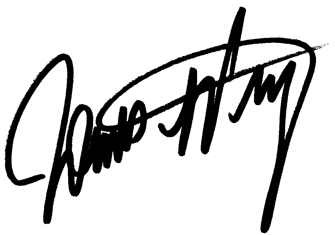 James Avery autograph facsimile