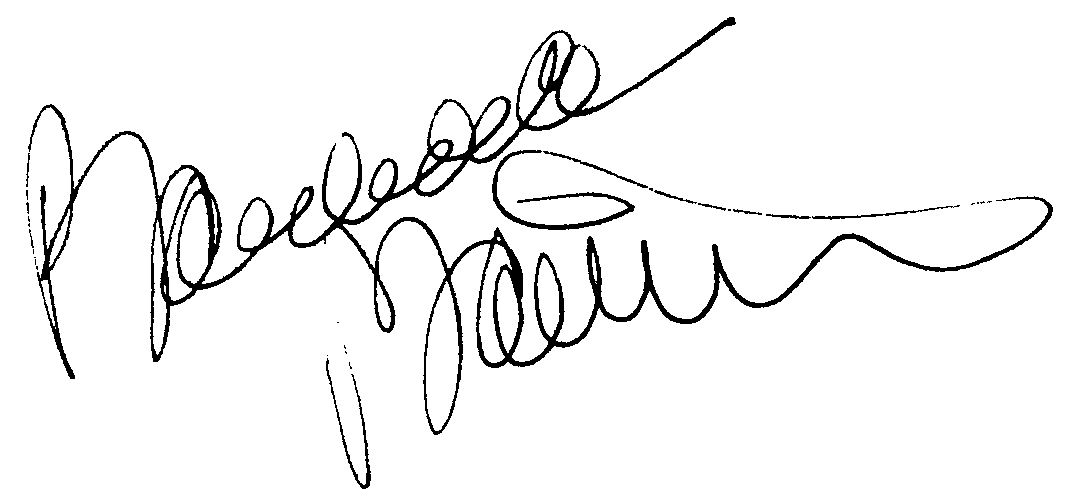 Barbara Bain autograph facsimile