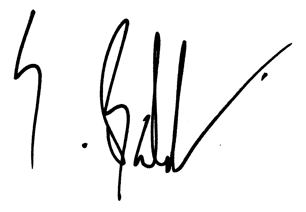 Stephen Baldwin autograph facsimile