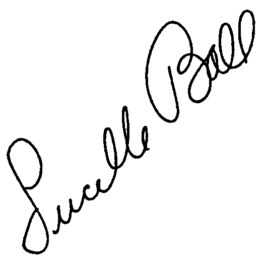 Lucille Ball autograph facsimile