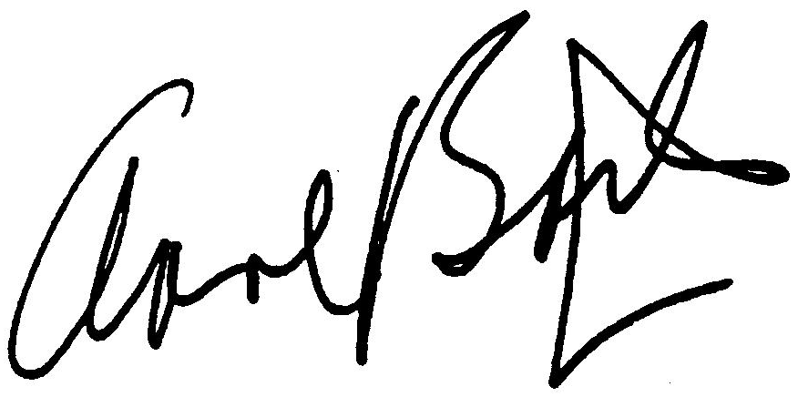 Anne Baxter autograph facsimile
