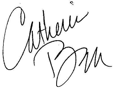 Catherine Bell autograph facsimile