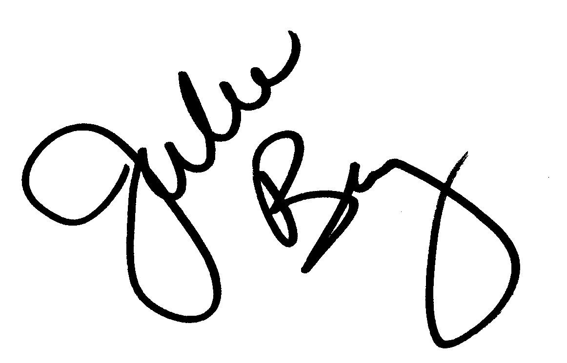 Julie Benz autograph facsimile