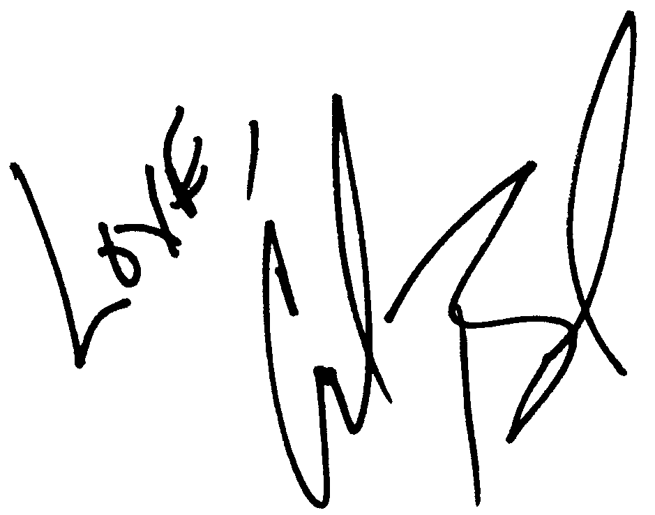 Crystal Bernard autograph facsimile