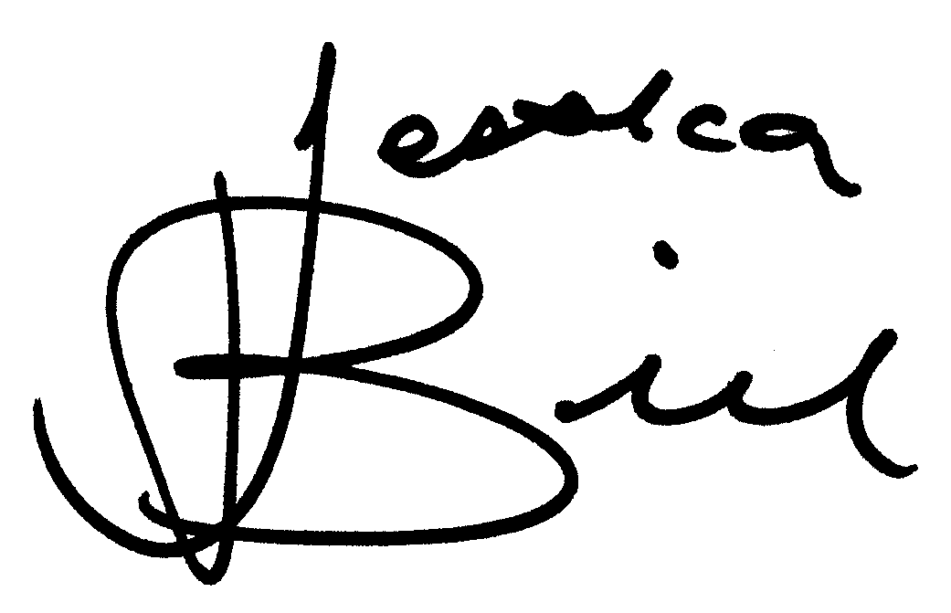 Jessica Biel autograph facsimile