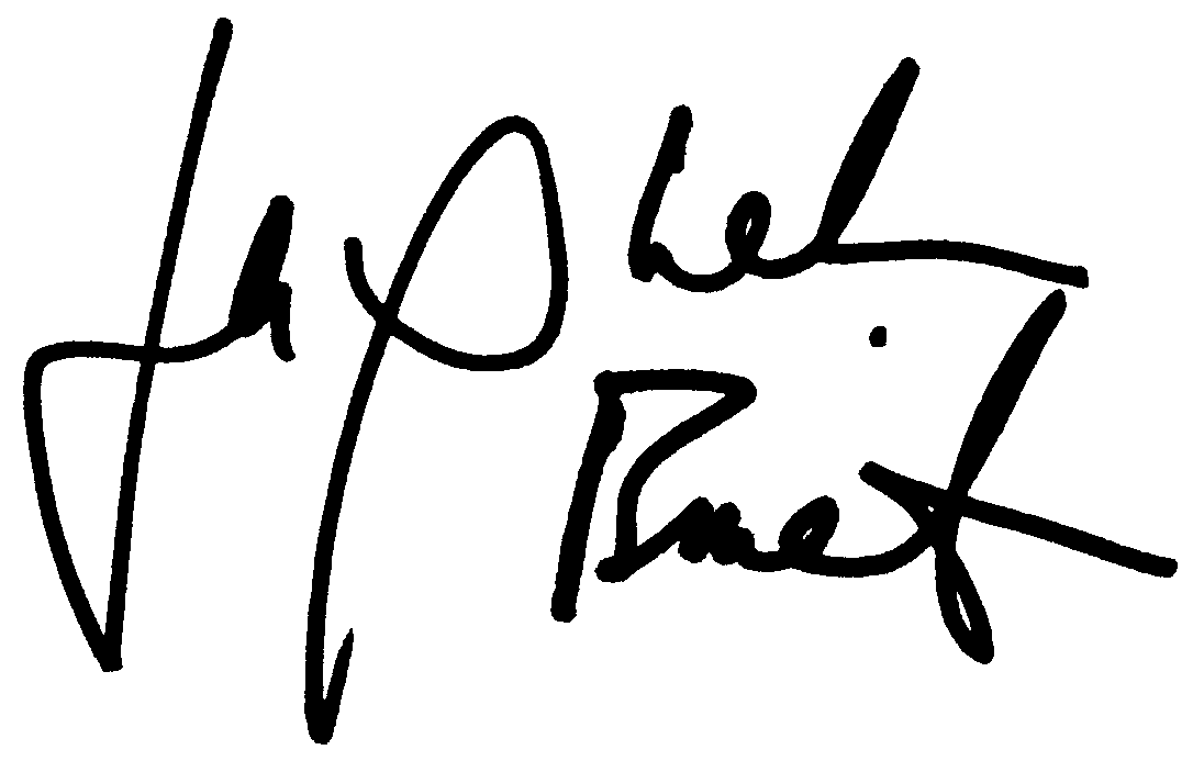 Jacqueline Bisset autograph facsimile