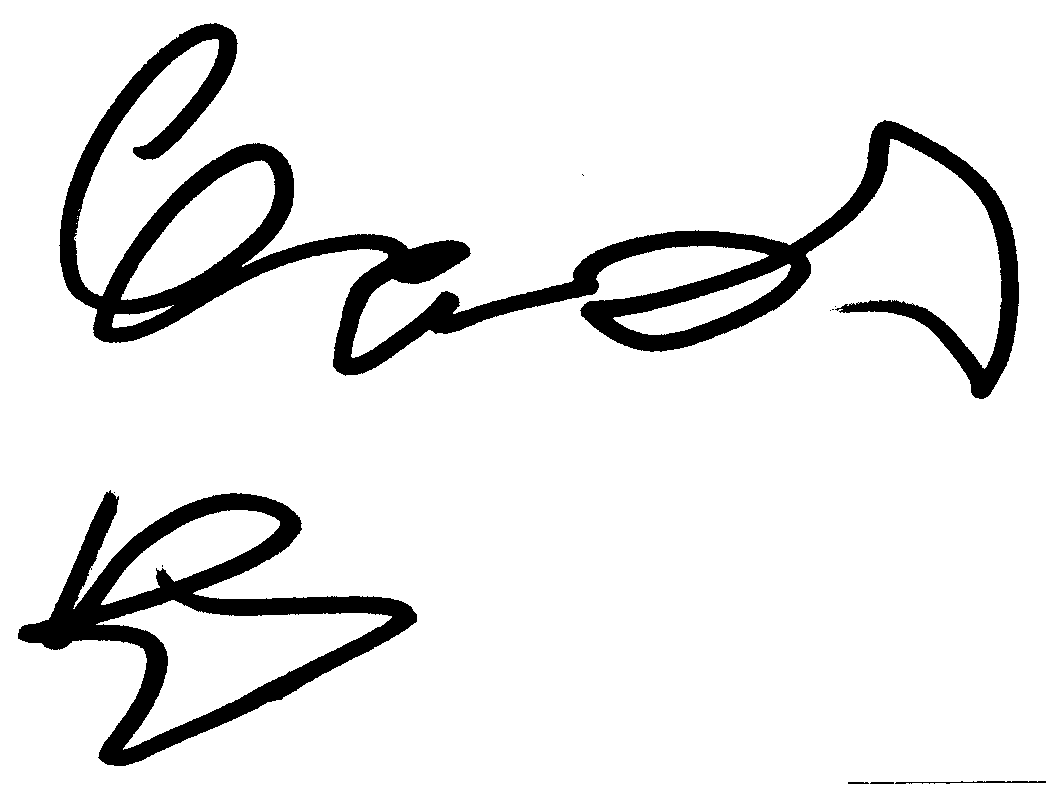 Chastity Bono autograph facsimile