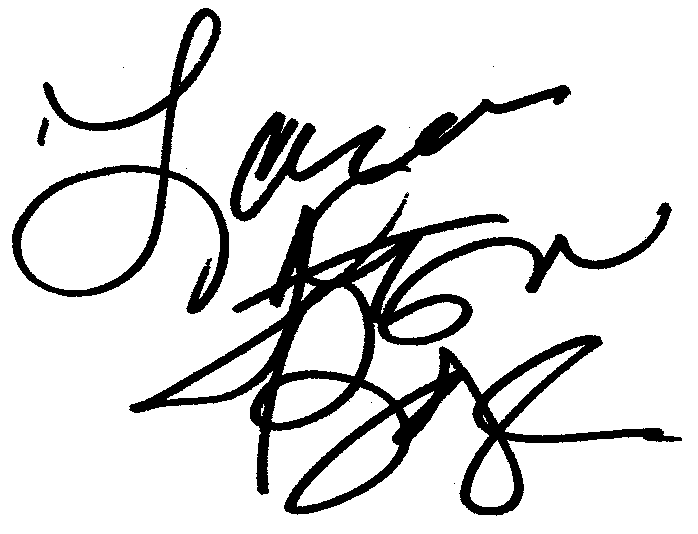 Lara Flynn Boyle autograph facsimile