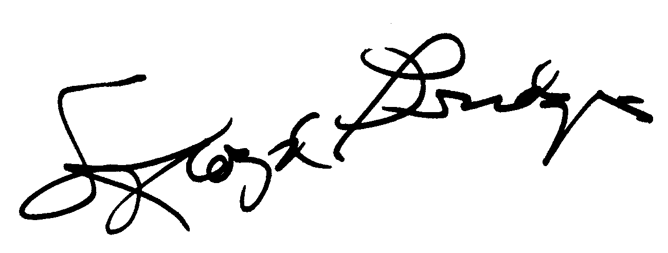 Lloyd Bridges autograph facsimile