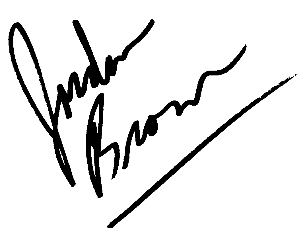 Jordan Brower autograph facsimile