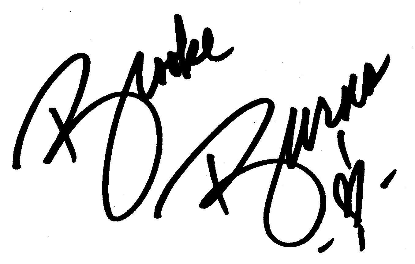 Brooke Burns autograph facsimile