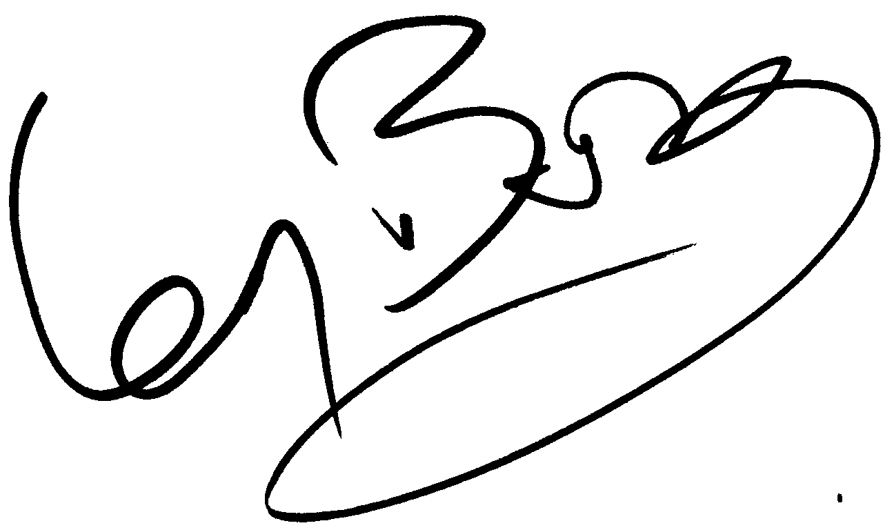 Gary Busey autograph facsimile