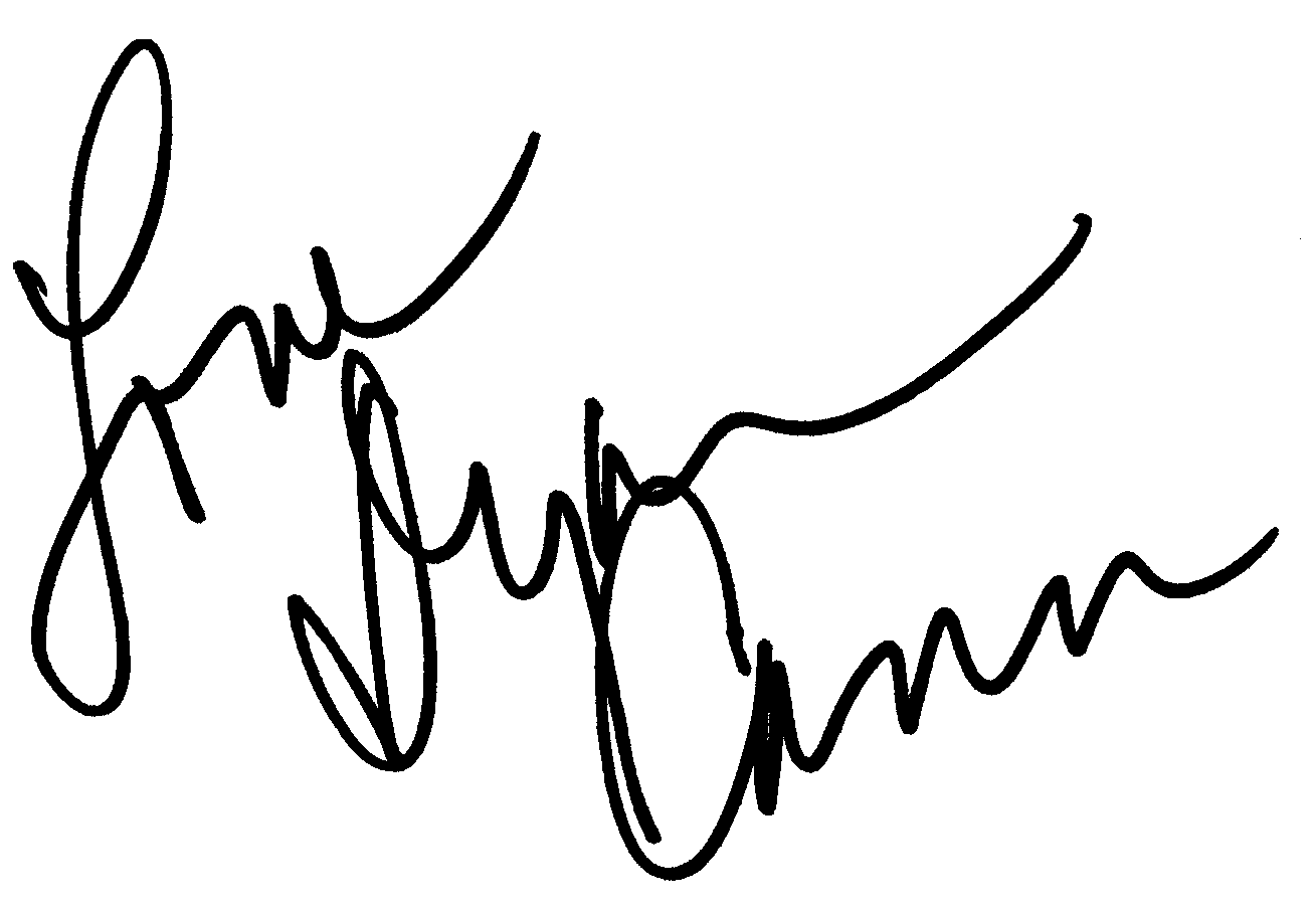 Dyan Cannon autograph facsimile