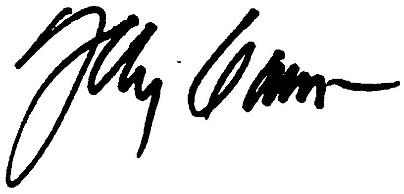 Johnny Carson autograph facsimile