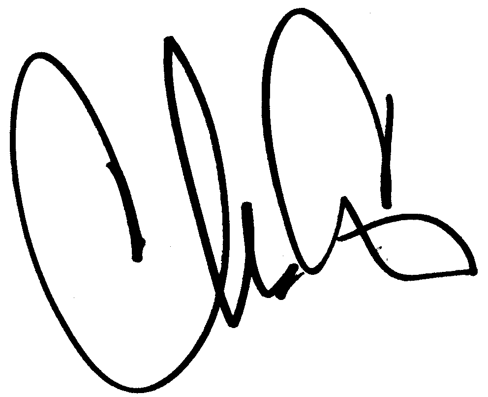 Chris Carter autograph facsimile