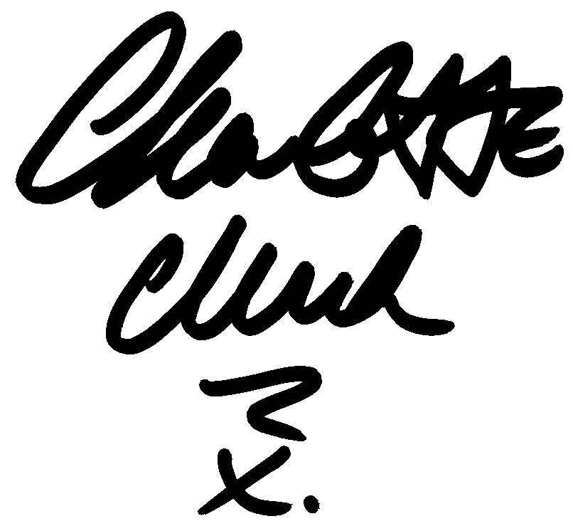 Charlotte Church autograph facsimile