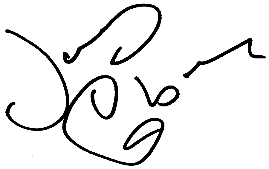 James Coburn autograph facsimile