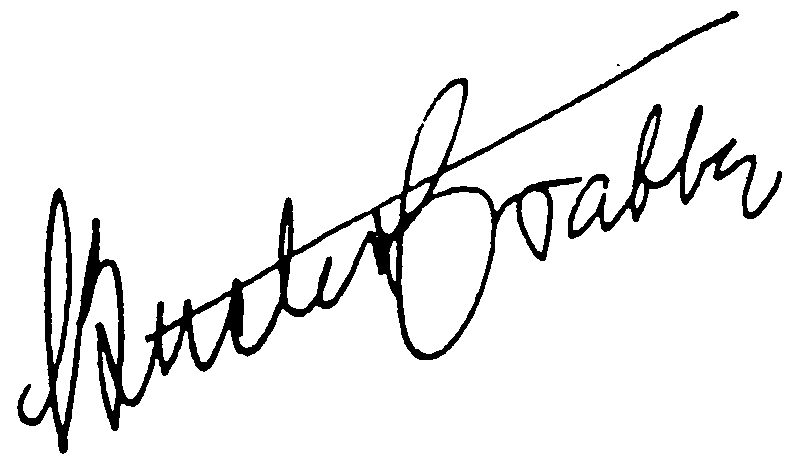Buster Crabbe autograph facsimile