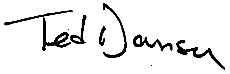 Ted Danson autograph facsimile