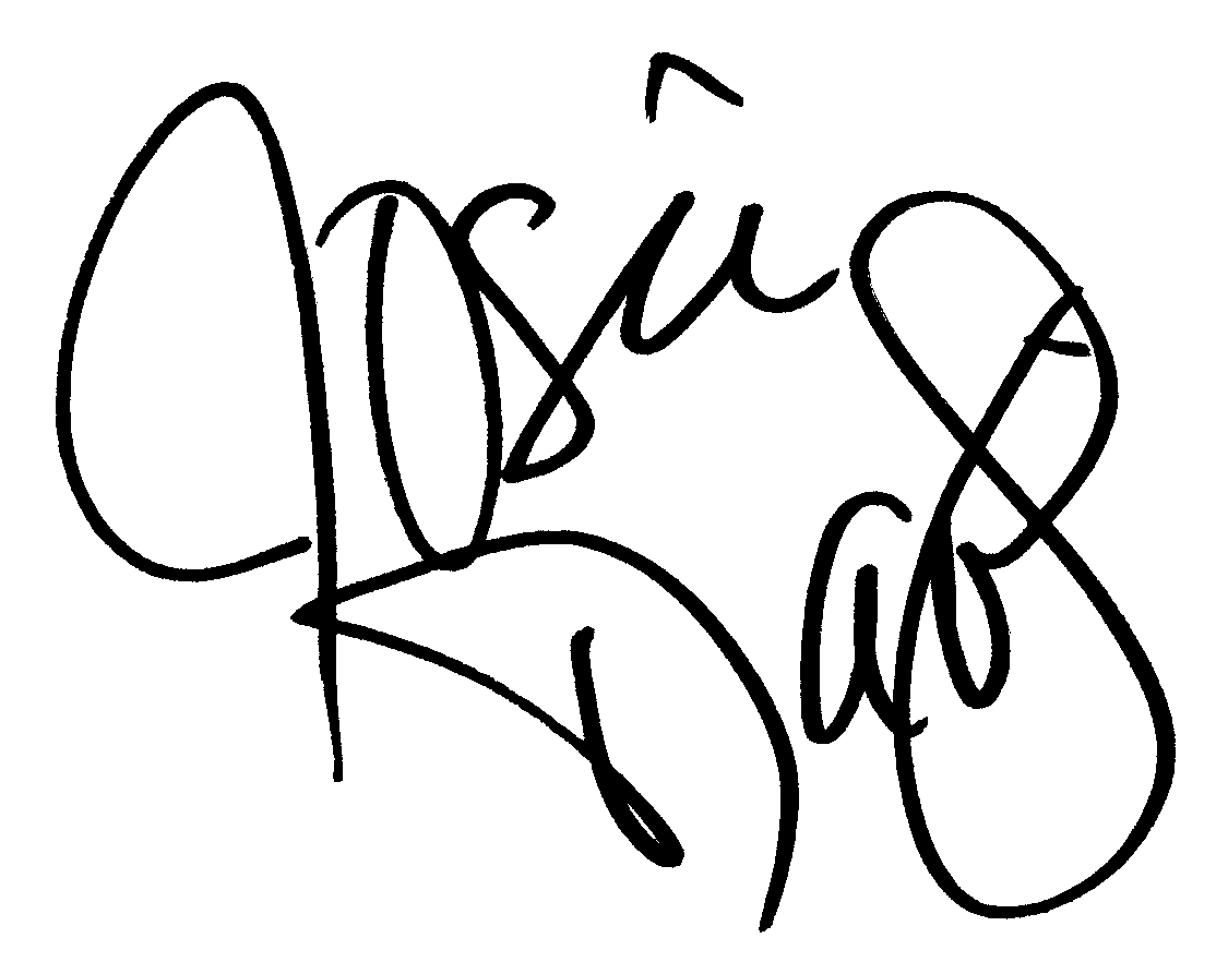 Josie Davis autograph facsimile