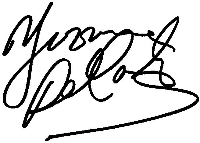Yvonne DeCarlo autograph facsimile