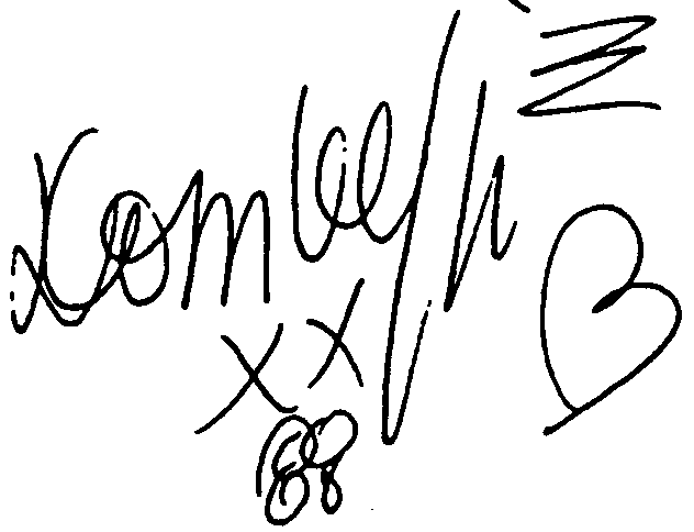 Dom DeLuise autograph facsimile