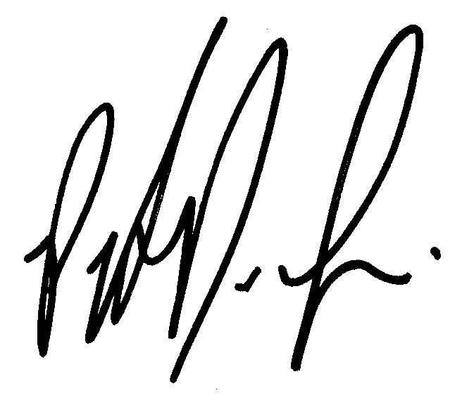Peter DeLuise autograph facsimile