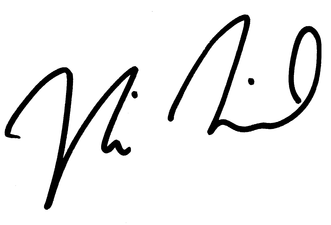 Vin Diesel autograph facsimile