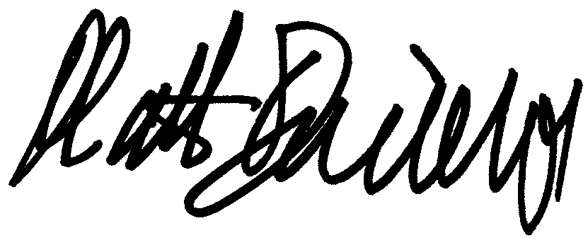 Matt Dillon autograph facsimile