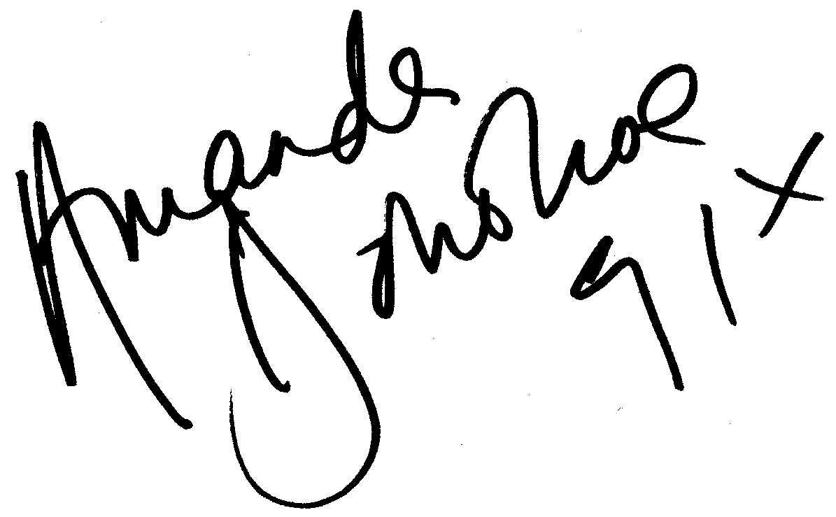 Amanda Donohoe autograph facsimile