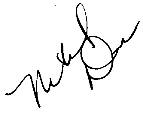 Michael Dorn autograph facsimile