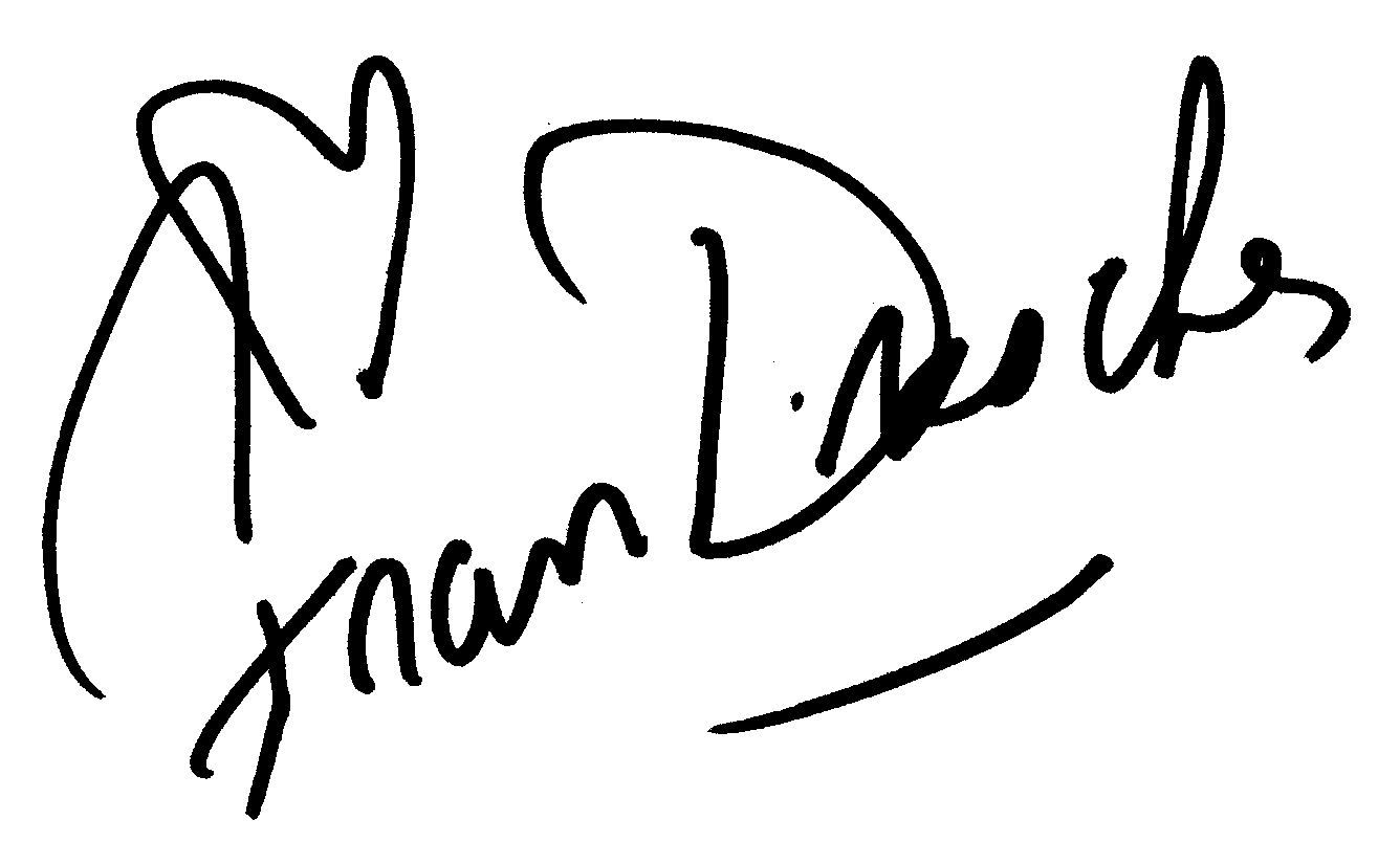 Fran Drescher autograph facsimile