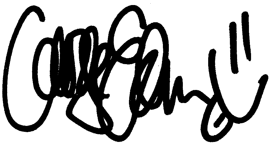 George Eads autograph facsimile