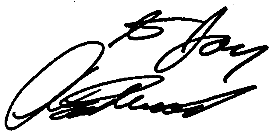 Clint Eastwood autograph facsimile