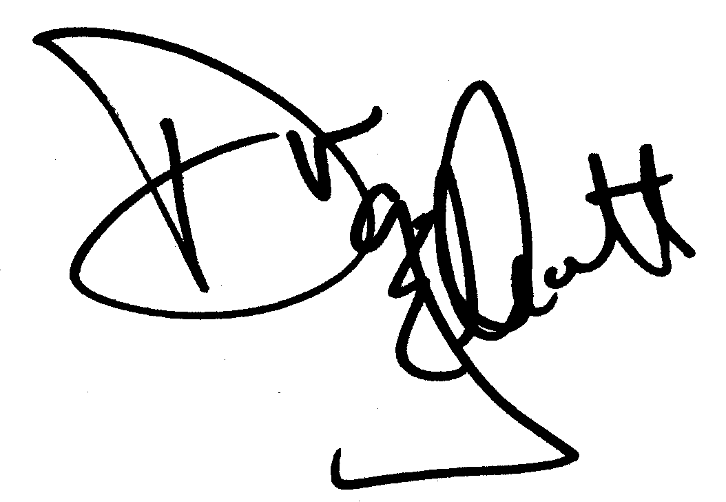David James Elliott autograph facsimile