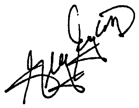 Greg Evigan autograph facsimile