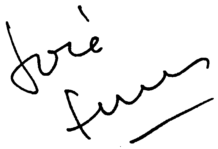 Jose Ferrer autograph facsimile