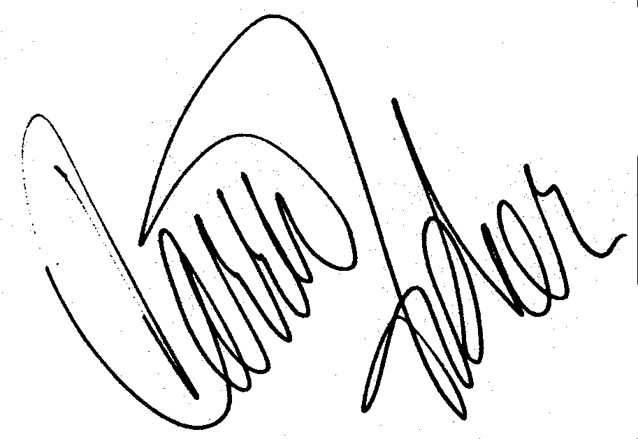 Carrie Fisher autograph facsimile