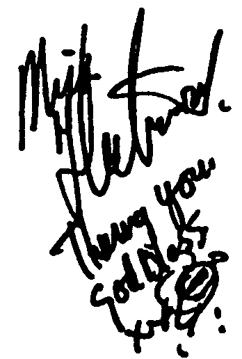 Mick Fleetwood autograph facsimile