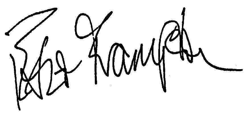 Peter Frampton autograph facsimile