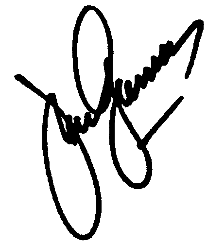 James Garner autograph facsimile