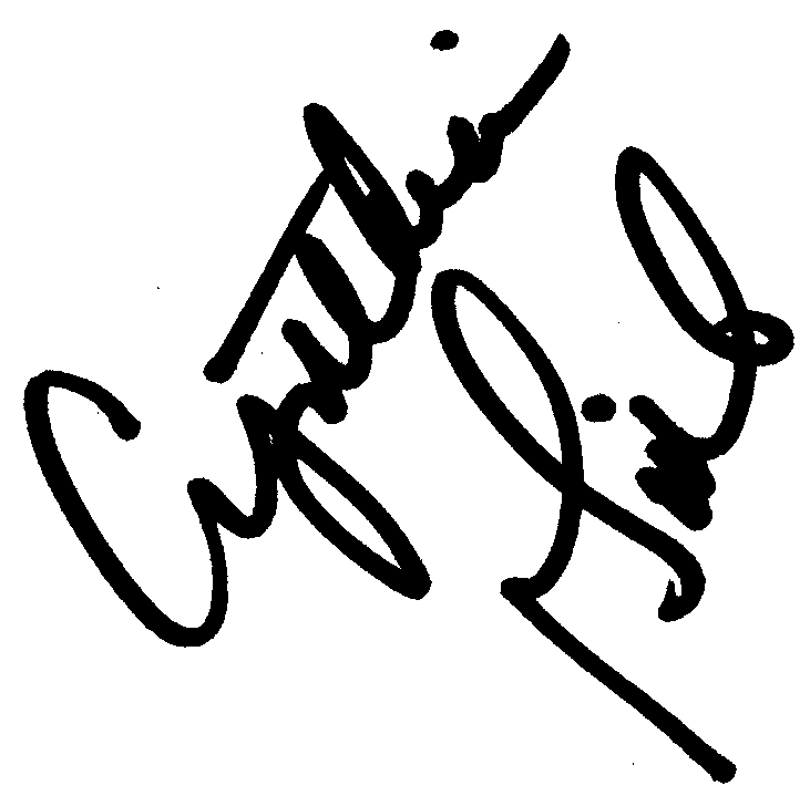 Cynthia Gibb autograph facsimile