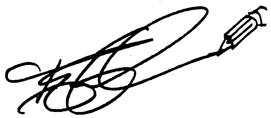 Terry Gillium autograph facsimile